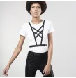 BIJOUX INDISCRETS - MAZE CROSSOVER HARNESS MIT SCHWARZEM HALSBAND BIJOUX INDISCRETS - MAZE CROSSOVER HARNESS MIT SCHWARZEM HALSBAND
