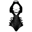 LEG AVENUE - CUT OUT STRAPPY BODYSUIT EINE GRÖSSE - SCHWARZ LEG AVENUE - CUT OUT STRAPPY BODYSUIT EINE GRÖSSE - SCHWARZ