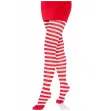 LEG AVENUE - COLLANT A RIGHE BIANCO-ROSSO LEG AVENUE - COLLANT A RIGHE BIANCO-ROSSO