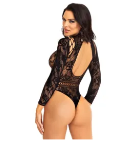 LEG AVENUE - BODY IN PIZZO COLLO ALTO