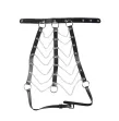 SUBBLIME - HARNAIS POITRINE CHAÎNE S EN CUIR NOIR TAILLE UNIQUE SUBBLIME - HARNAIS POITRINE CHAÎNE S EN CUIR NOIR TAILLE UNIQUE