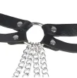 SUBBLIME - LEATHER RING CHAINBELT BLACK ONE SIZE SUBBLIME - LEATHER RING CHAINBELT BLACK ONE SIZE