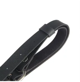 SUBBLIME - HARNAIS CEINTURE CUIR NOIR TAILLE UNIQUE
