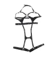 SUBBLIME - IMBRACATURA COMPLETA CON FIBBIE IN PELLE NERA TAGLIA UNICA SUBBLIME - IMBRACATURA COMPLETA CON FIBBIE IN PELLE NERA TAGLIA UNICA