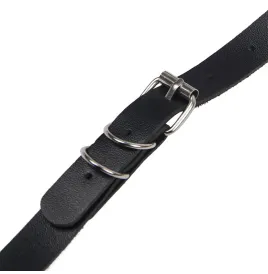 SUBBLIME - GANZKÖRPERHARNESS MIT LEDERSCHNALLEN SCHWARZ EINE GRÖSSE