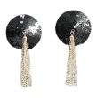 CHILIROSE - CR 4714 NIPPLE COVERS BLACK CHILIROSE - CR 4714 NIPPLE COVERS BLACK