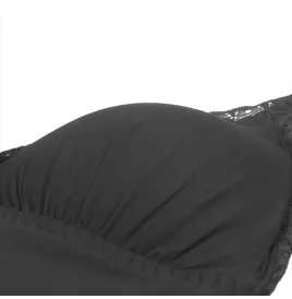 SUBBLIME - TEDDY DÉTAIL DENTELLE FLORALE NOIR L-XL