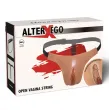 VERBORGENES VERLANGEN - ALTER EGO VERSTELLBARE OFFENE VAGINA STRING FLEISCH VERBORGENES VERLANGEN - ALTER EGO VERSTELLBARE OFFENE VAGINA STRING FLEISCH