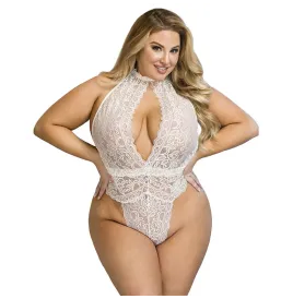 SUBBLIME - 953867 BODY DE ENCAJE BLANCO L-XL