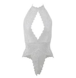 SUBBLIME - 953867 BODY DE ENCAJE BLANCO L-XL