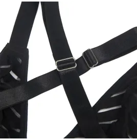SUBBLIME - 954154 BODY MIT STRUMPFGÜRTEL SCHWARZ L-XL