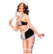 CHILIROSE - CR 4846 COSTUME CAMERIERA S-M CHILIROSE - CR 4846 COSTUME CAMERIERA S-M