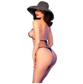 CHILIROSE - CR 4840 MICRO BIKINI NOIR S-M