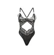 SUBBLIME - 955229 BODY TRASPARENTE CON PIZZO CAVATO NERO L-XL SUBBLIME - 955229 BODY TRASPARENTE CON PIZZO CAVATO NERO L-XL