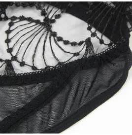 SUBBLIME - 955229 TRANSPARENTER BODY MIT HOHLSPITZE SCHWARZ L-XL