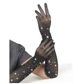 SUBBLIME - 957469SHINE TRANSPARENTE HANDSCHUHE SCHWARZ S-M