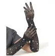 SUBBLIME - 957469SHINE TRANSPARENT GLOVES BLACK S-M SUBBLIME - 957469SHINE TRANSPARENT GLOVES BLACK S-M