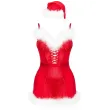 LIVCO CORSETTI FASHION - AGETHE LC 90607 CHEMISE STRING BONNET DE NOËL L-XL LIVCO CORSETTI FASHION - AGETHE LC 90607 CHEMISE STRING BONNET DE NOËL L-XL