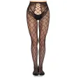 LEG AVENUE - 1966 NET TIGHTS WITH CROTCHLESS PANTY BLACK - ONE SIZE LEG AVENUE - 1966 NET TIGHTS WITH CROTCHLESS PANTY BLACK - ONE SIZE