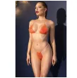 CHILIROSE - CR 4898 BIKINI STRASS ORANGE TAILLE UNIQUE