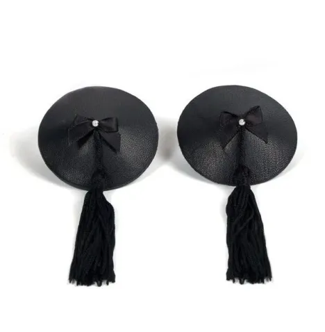 BIJOUX INDISCRETS - BURLESQUE BLACK NIPPLE COVERS