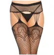 LEG AVENUE - NET STOCKINGS WITH GARTER LINES LEG AVENUE - NET STOCKINGS WITH GARTER LINES