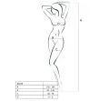 PASSION - WOMAN BS038 WEISSER BODYSTOCKING, EINE GRÖSSE PASSION - WOMAN BS038 WEISSER BODYSTOCKING, EINE GRÖSSE