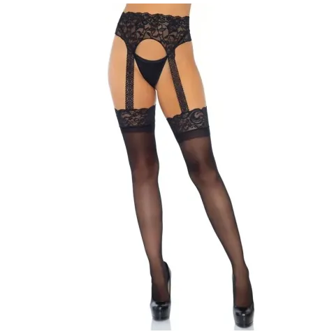 LEG AVENUE - CALZA REGGIARGIGIACCA OPACA TAGLIA UNICA
