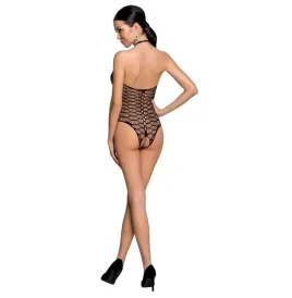 PASSION - FEMME BS087 BODYSTOCKING NOIR TAILLE UNIQUE