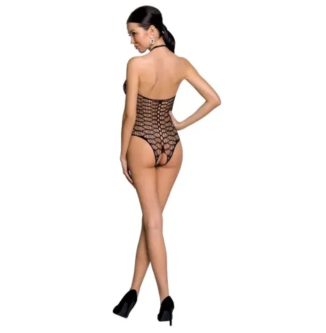PASSION - WOMAN BS087 BODYSTOCKING NERO TAGLIA UNICA
