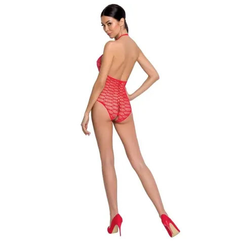 PASSION - WOMAN BS087 ROTER BODYSTOCKING, EINE GRÖSSE