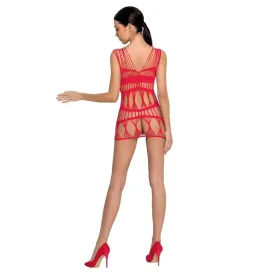 PASSION - FEMME BS089 BODYSTOCKING ROUGE TAILLE UNIQUE