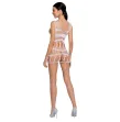 PASSION - WOMAN BS089 WHITE BODYSTOCKING ONE SIZE