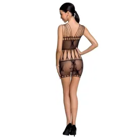 PASSION - FEMME BS090 BODYSTOCKING NOIR TAILLE UNIQUE
