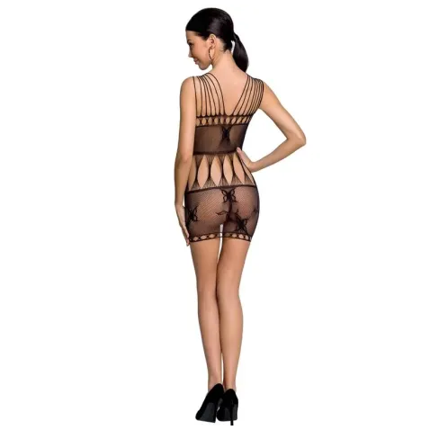 PASSION - FEMME BS090 BODYSTOCKING NOIR TAILLE UNIQUE