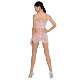 PASSION - FEMME BS090 BODYSTOCKING BLANC TAILLE UNIQUE