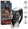 CALEXOTICS - SCANDAL SHOULDER BODY SUIT ONE SIZE CALEXOTICS - SCANDAL SHOULDER BODY SUIT ONE SIZE