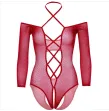 LEG AVENUE - CORPS CROTHLESS AVEC ROUGE BRILLANT