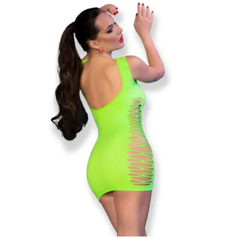 CHILIROSE - CR 4618 KLEID GRÜN S-M