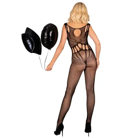 LIVCO CORSETTI FASHION - AMAHIL BODYSTOCKING CROTCHLESS NEGRO TALLA ÚNICA
