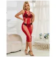 SUBBLIME - 952327 LANGES ROTES NETZ-KLEID EINE GRÖSSE SUBBLIME - 952327 LANGES ROTES NETZ-KLEID EINE GRÖSSE