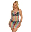 SUBBLIME - 952365 ROBE RÉSEILLE ÉPAULES NUES ARC-EN-CIEL TAILLE UNIQUE SUBBLIME - 952365 ROBE RÉSEILLE ÉPAULES NUES ARC-EN-CIEL TAILLE UNIQUE