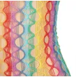 SUBBLIME - 952365 RAINBOW NETZ-KLEID MIT FREIEN SCHULTERN EINE GRÖSSE SUBBLIME - 952365 RAINBOW NETZ-KLEID MIT FREIEN SCHULTERN EINE GRÖSSE