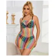 SUBBLIME - 952365 ROBE RÉSEILLE ÉPAULES NUES ARC-EN-CIEL TAILLE UNIQUE SUBBLIME - 952365 ROBE RÉSEILLE ÉPAULES NUES ARC-EN-CIEL TAILLE UNIQUE