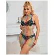 SUBBLIME - 952433 VESTITO A RETE SENZA MANICHE COLLO ALTO ARCOBALENO TAGLIA UNICA SUBBLIME - 952433 VESTITO A RETE SENZA MANICHE COLLO ALTO ARCOBALENO TAGLIA UNICA