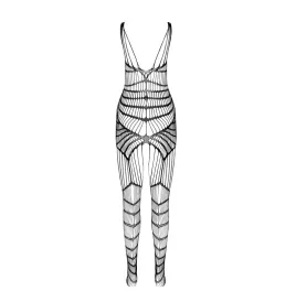 PASSION - BS 102 BODYSTOCKING BLANC TAILLE UNIQUE