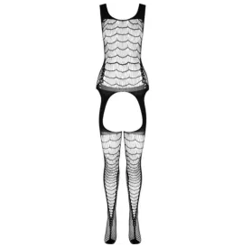 PASSION - BS 104 BODYSTOCKING NOIR TAILLE UNIQUE