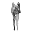 PASSION - BS 107 BODYSTOCKING BLANC TAILLE UNIQUE PASSION - BS 107 BODYSTOCKING BLANC TAILLE UNIQUE