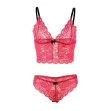 SUBBLIME - 953904 SILK AND LACE NIGHTGOWN PANTIES RED L-XL SUBBLIME - 953904 SILK AND LACE NIGHTGOWN PANTIES RED L-XL