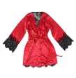 SUBBLIME - 954024 SPITZEN-UNTERHEMD MIT TRANSPARENTEM RÜCKEN UND STRING, ROT-SCHWARZ, L-XL SUBBLIME - 954024 SPITZEN-UNTERHEMD MIT TRANSPARENTEM RÜCKEN UND STRING, ROT-SCHWARZ, L-XL